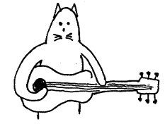 A guitar-playing groundhog from the 1988 Groundhog Day card